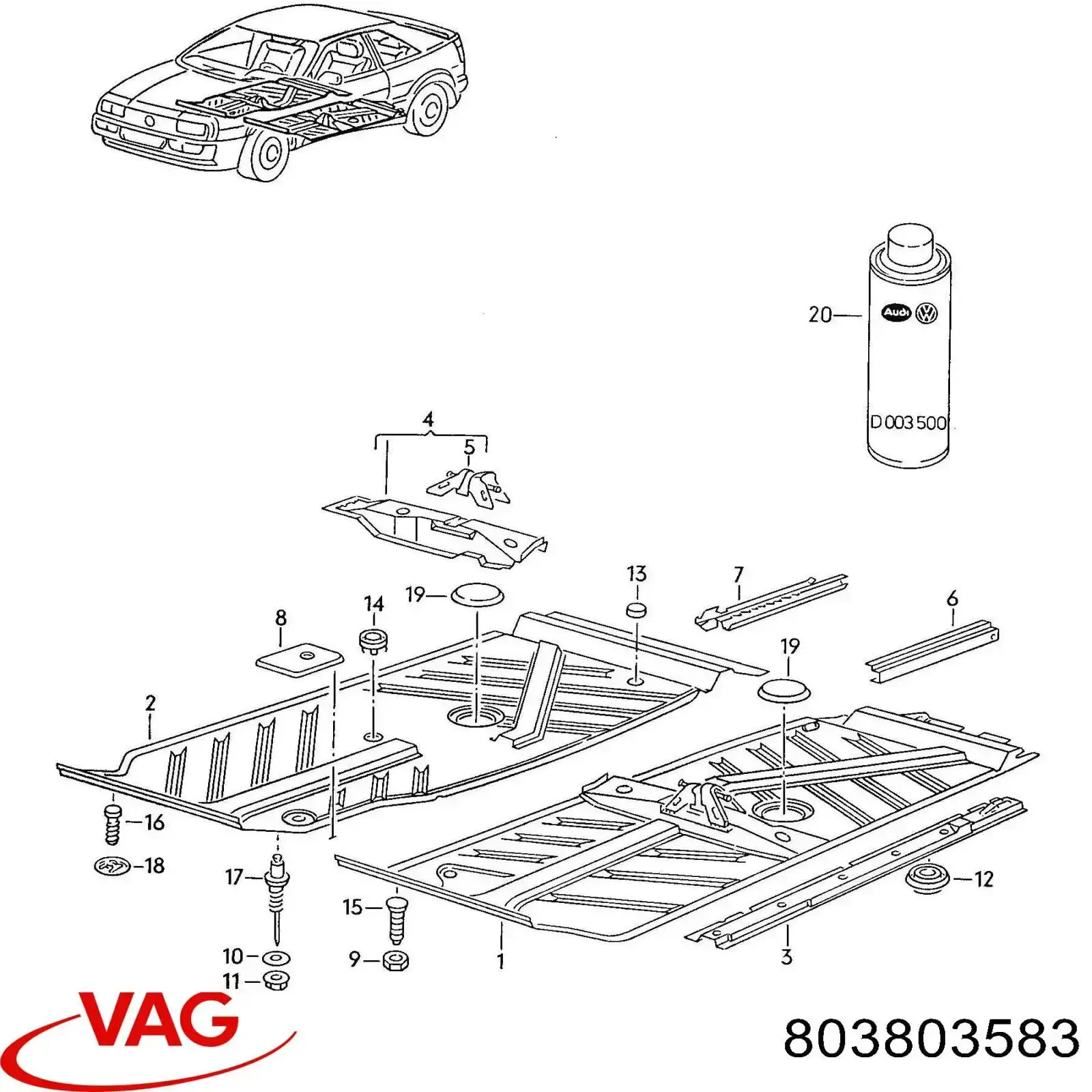 Comprar 803803583 VAG 