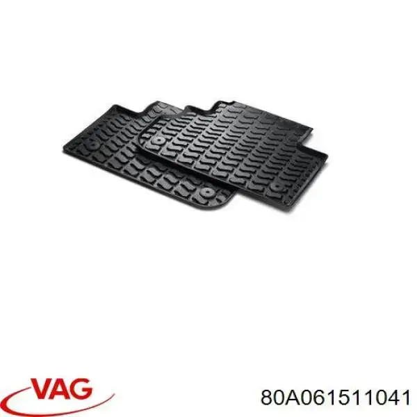 Comprar 80A061511041 VAG Juego de alfombrillas traseras, 2 piezas