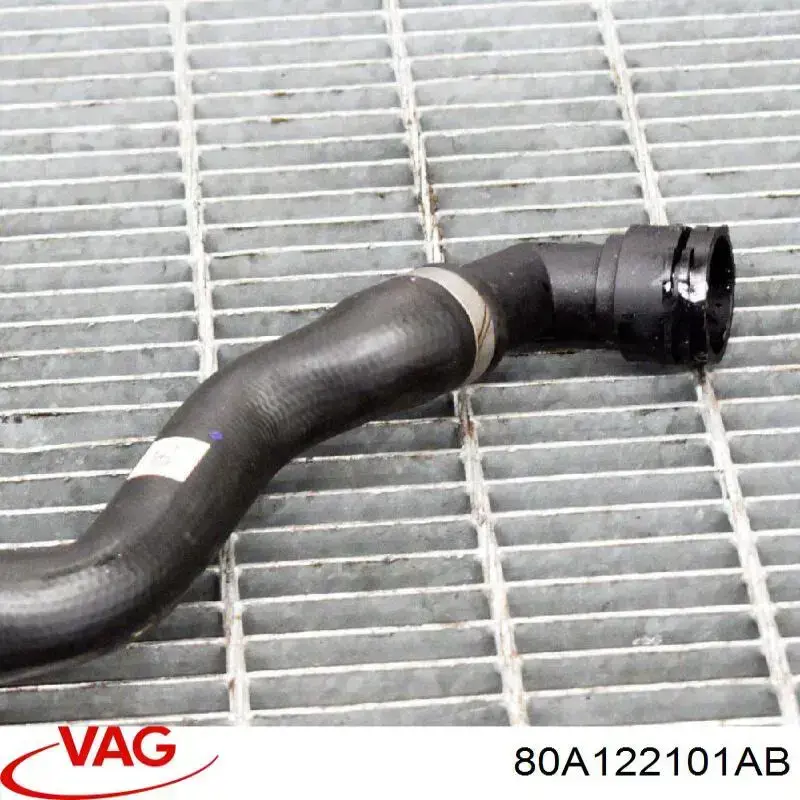 Manguera superior del radiador 80A122101AB VAG