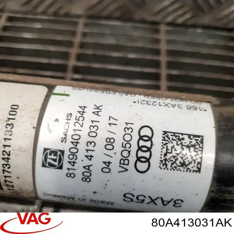 Amortiguador 80A413031AK VAG