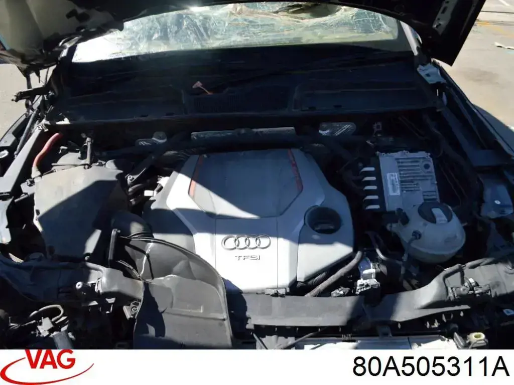 Brazo inferior trasero izquierdo/derecho 80A505311A VAG