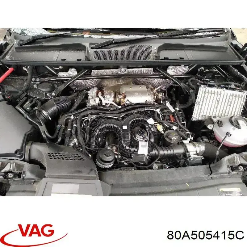 Protección inferior trasera del brazo de suspensión 80A505415C VAG