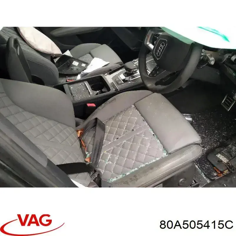 Protección inferior trasera del brazo de suspensión VAG 80A505415C