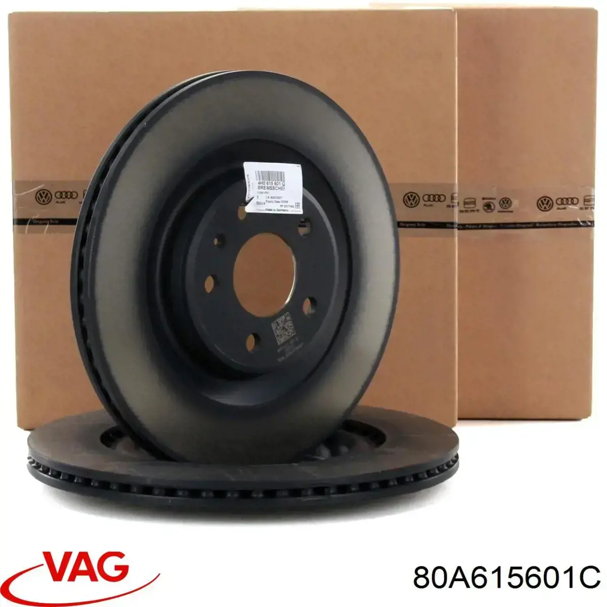 Frenos traseros VAG 80A615601C