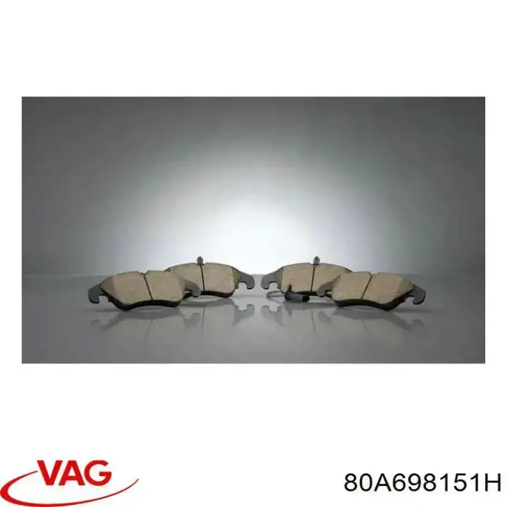 Pastillas freno delanteras VAG 80A698151H precio, desde 42,43 EUR