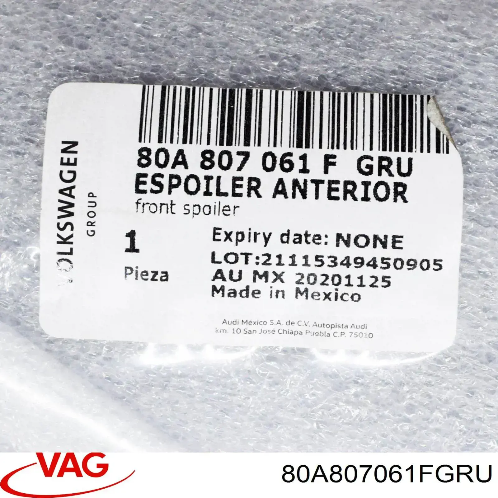 80A807061FGRU VAG