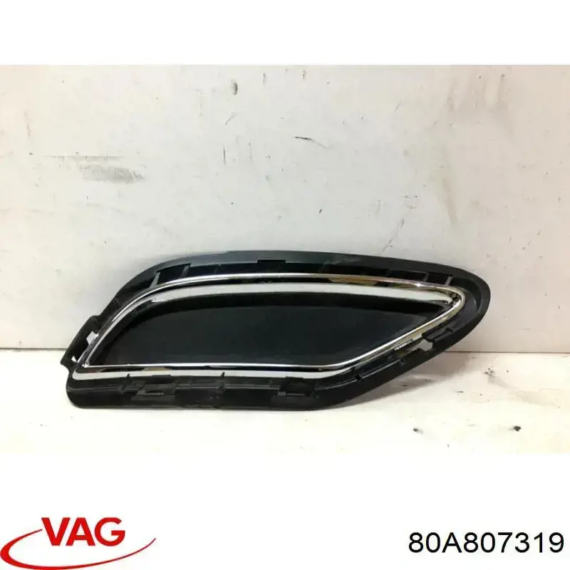 80A807319 VAG Moldura izquierda del parachoques trasero