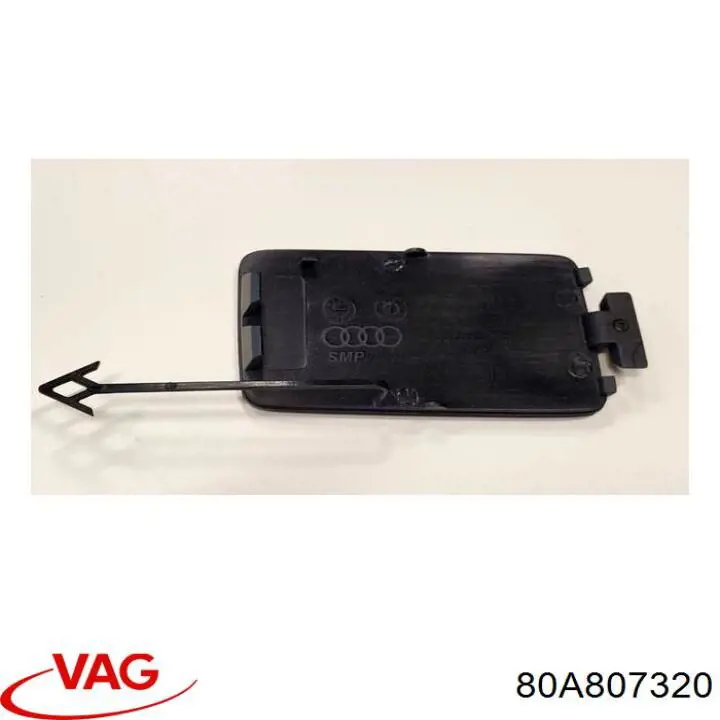 80A807320 VAG Soporte del paragolpes trasero derecho