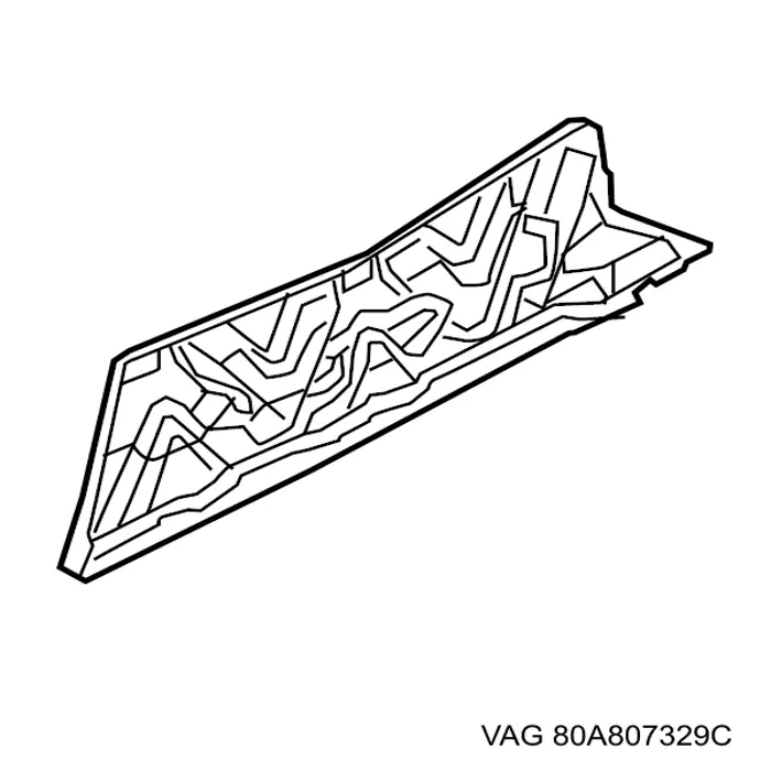 Soporte de parachoques trasero izquierdo VAG 80A807329C precio, desde 78,71 EUR