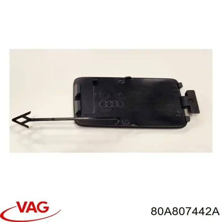 Tapa cubre gancho de remolque para parachoques delantera VAG 80A807442A precio, desde 20,42 EUR