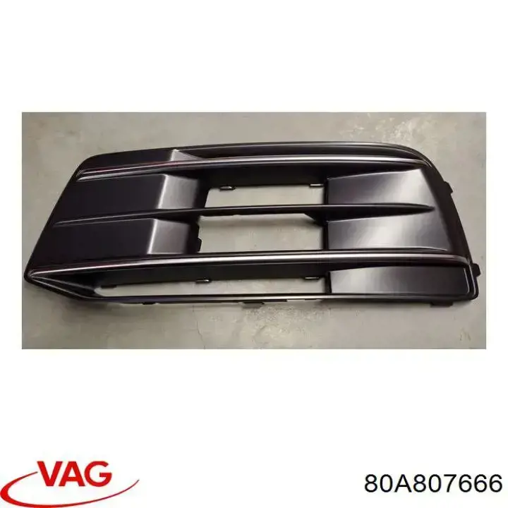 80A807666 VAG Relleno de parachoques trasero