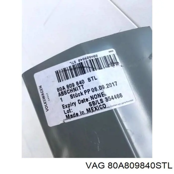 Marco de puerta delantera derecha VAG 80A809840STL precio, desde 1562,27 EUR