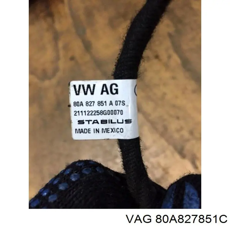 Amortiguador maletero 80A827851C VAG