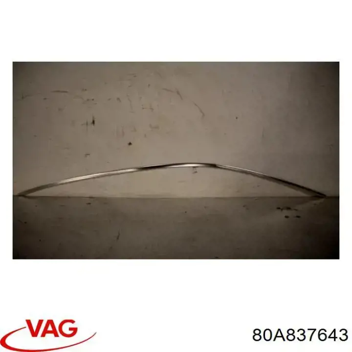 Moldura de cristal de la puerta delantera izquierda VAG 80A837643G precio, desde 150,40 EUR