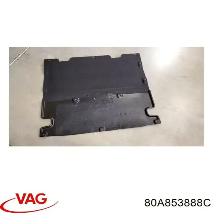 Protector derecho del parachoques delantero VAG 80A853888D