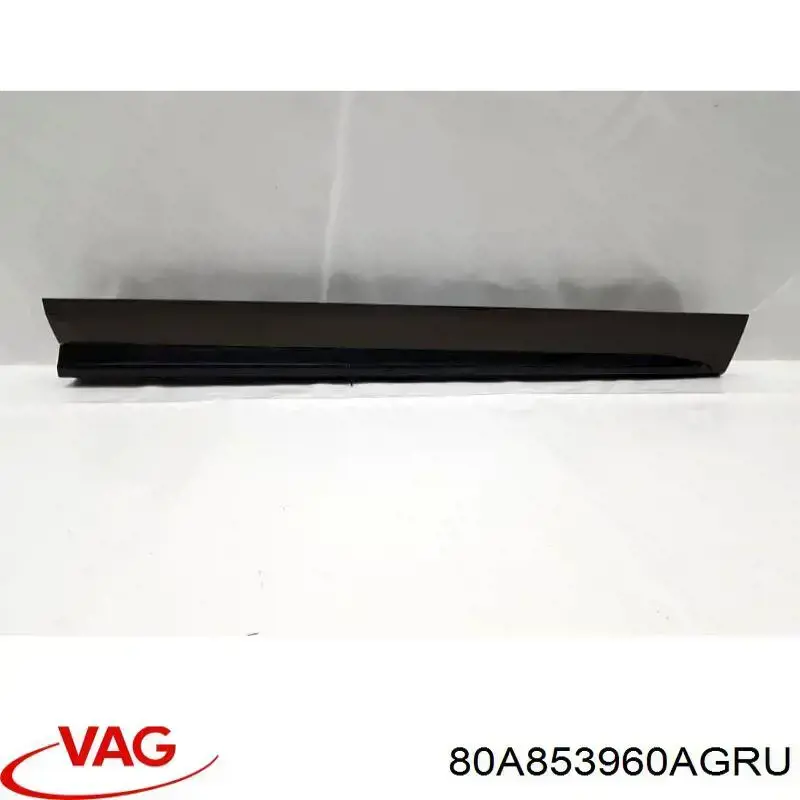 Moldura exterior del umbral delantero derecho VAG 80A853960AGRU precio, desde 103,09 EUR