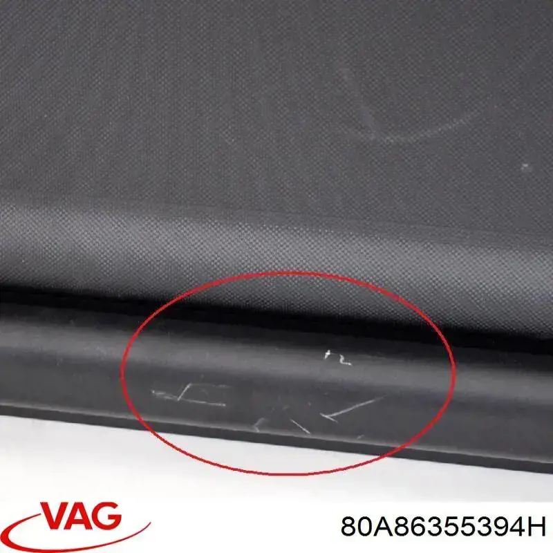 Cortina del compartimento de equipaje VAG 80A86355394H precio, desde 339,95 EUR