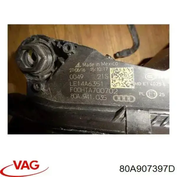 80A907397D VAG modulo de control de faros (ecu)