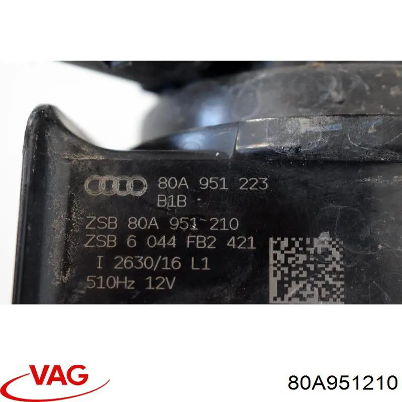 Claxon VAG 80A951210 precio, desde 112,59 EUR