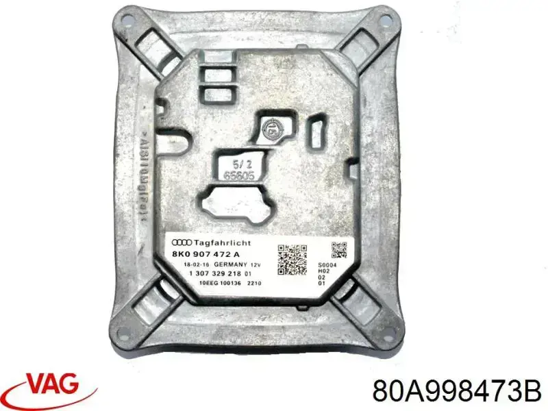 Módulo de control de luces de faros (ECU) 80A998473B VAG