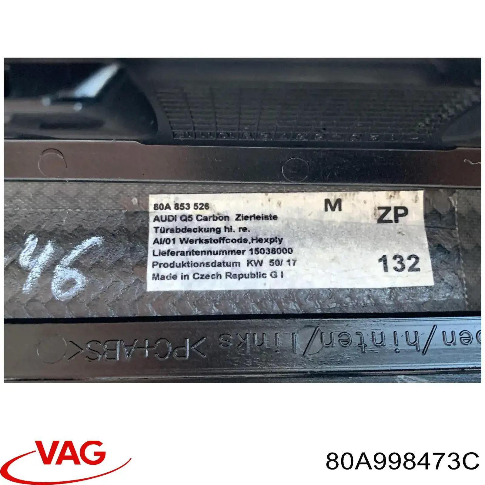 80A998473C VAG 
