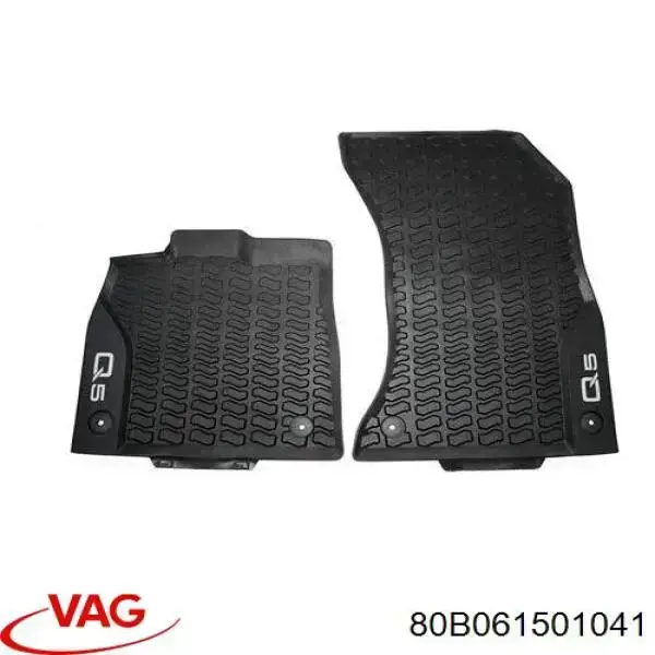 Juego de alfombrillas delanteras, 2 piezas VAG 80B061501041 precio, desde 104,21 EUR