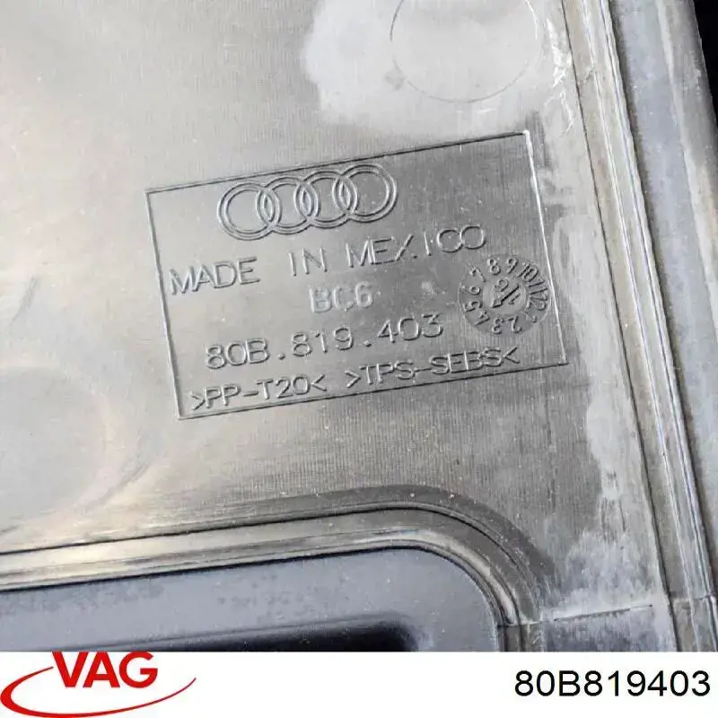 Canaleta del parabrisas VAG 80B819403 precio, desde 90,33 EUR