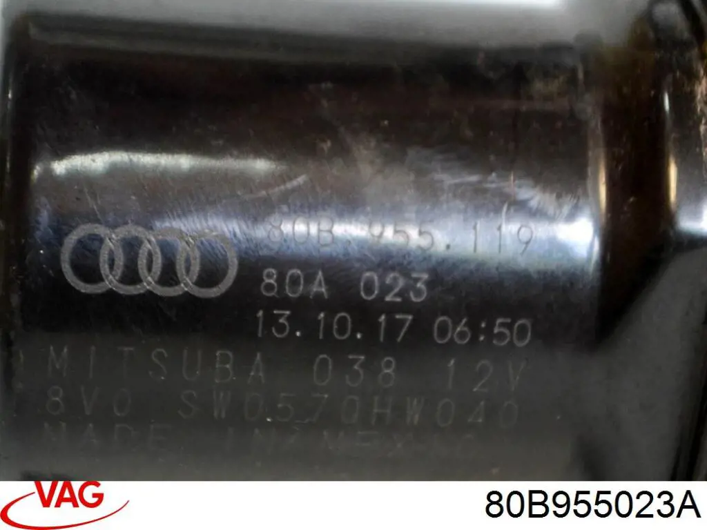 Trapezio del limpiaparabrisas VAG 80B955023A