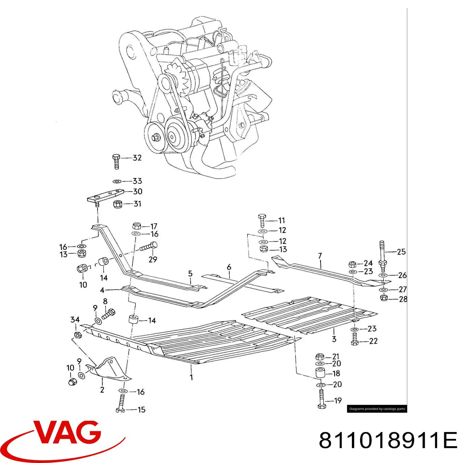 Protección de cárter Audi 80 B3 sedán (89, 89Q, 8A) (1986 - 1991) precio, desde 188,50 EUR