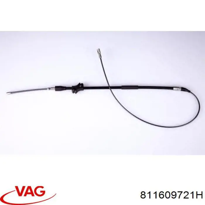 811609721H VAG cable de freno de mano trasero izquierdo