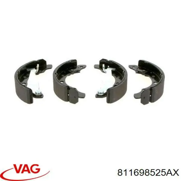 811698525AX VAG zapatas de frenos de tambor traseras