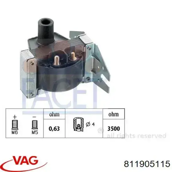 Comprar 811905115 VAG Bobina