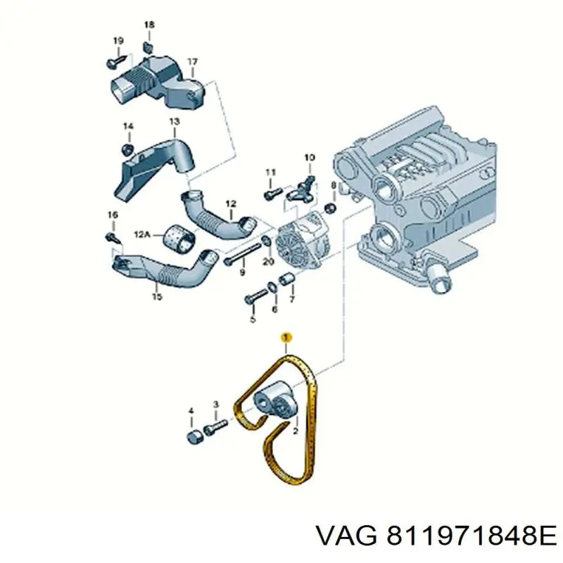  VAG 811971848E precio, desde 5,17 EUR