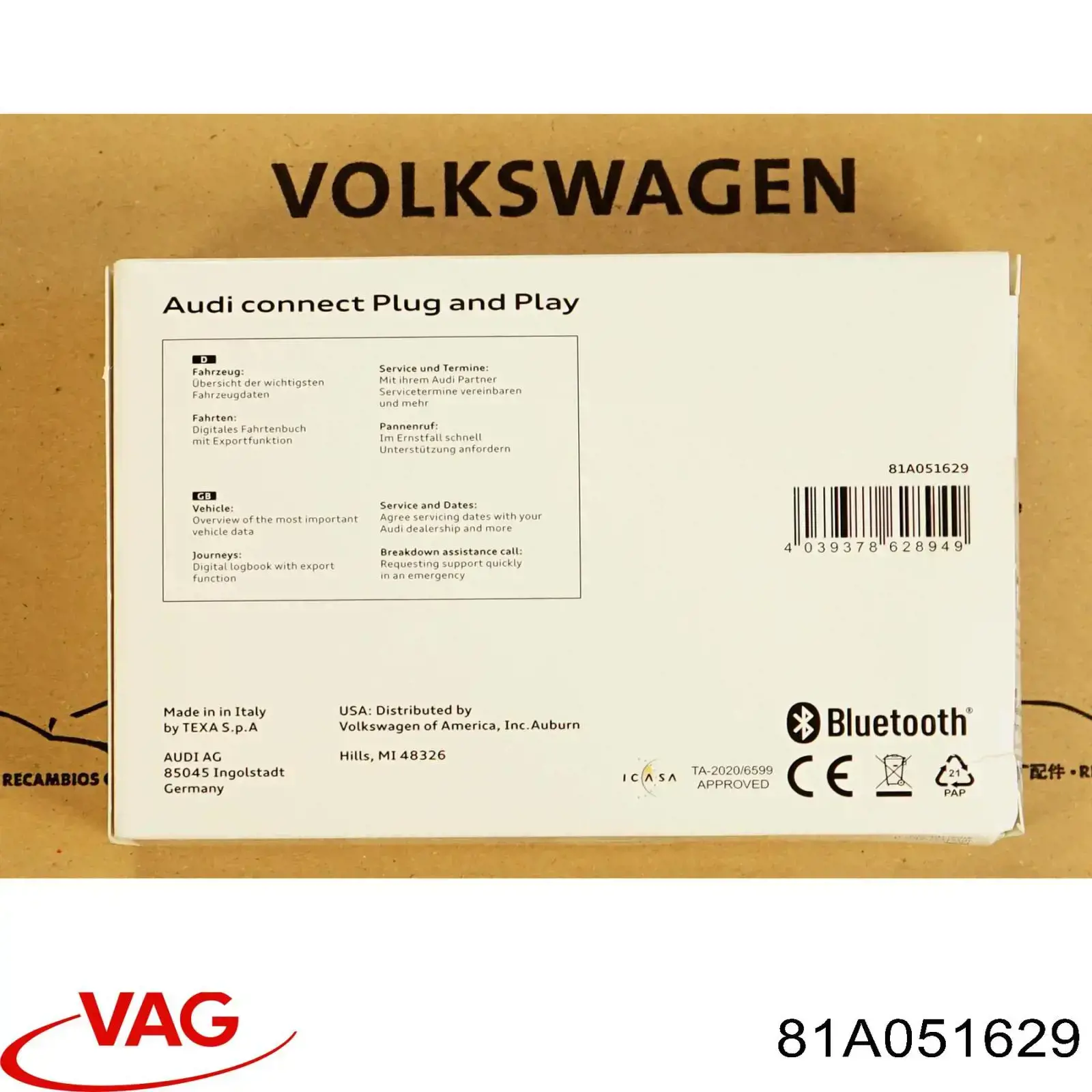 Comprar 81A051629 VAG 