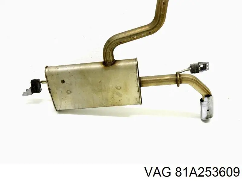 Silencioso trasero VAG 81A253609