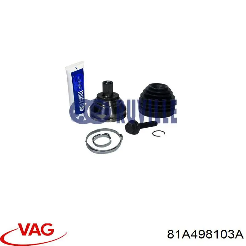Junta homocinética interna delantera 81A498103A VAG
