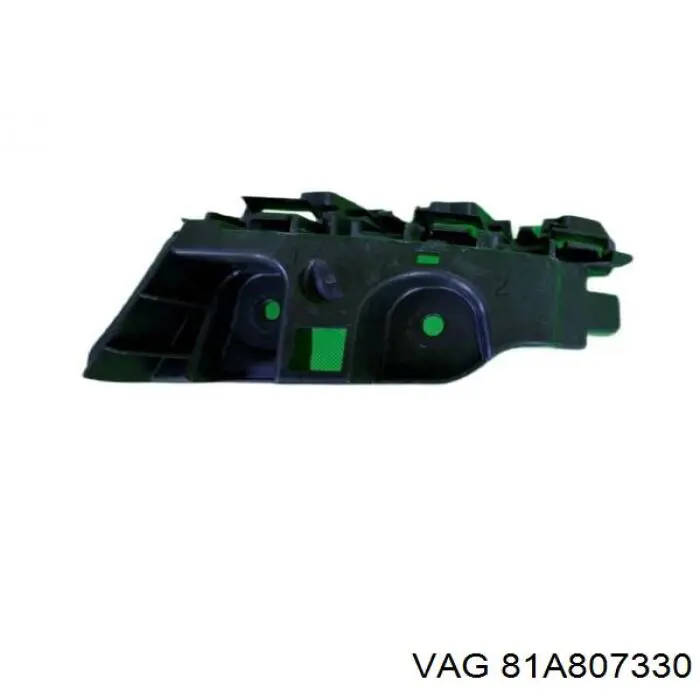 Soporte del parachoques trasero derecho 81A807330 VAG