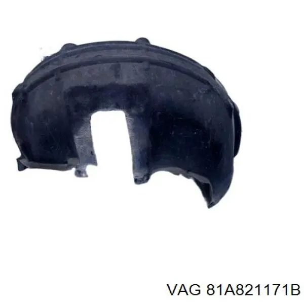 Guardalodos interior izquierdo, guardafango delantero 81A821171B VAG