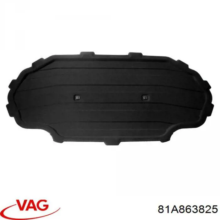 81A863825 VAG Aislante de capó de motor