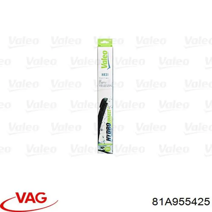 Limpiaparabrisas traseros 81A955425 VAG