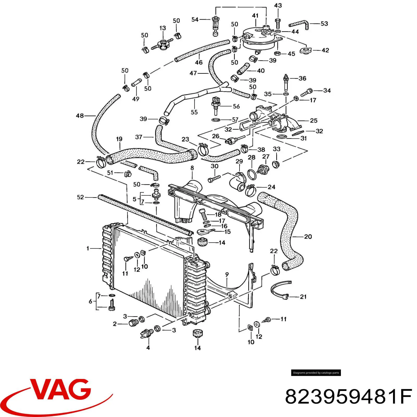 823959481F VAG Interruptor térmico