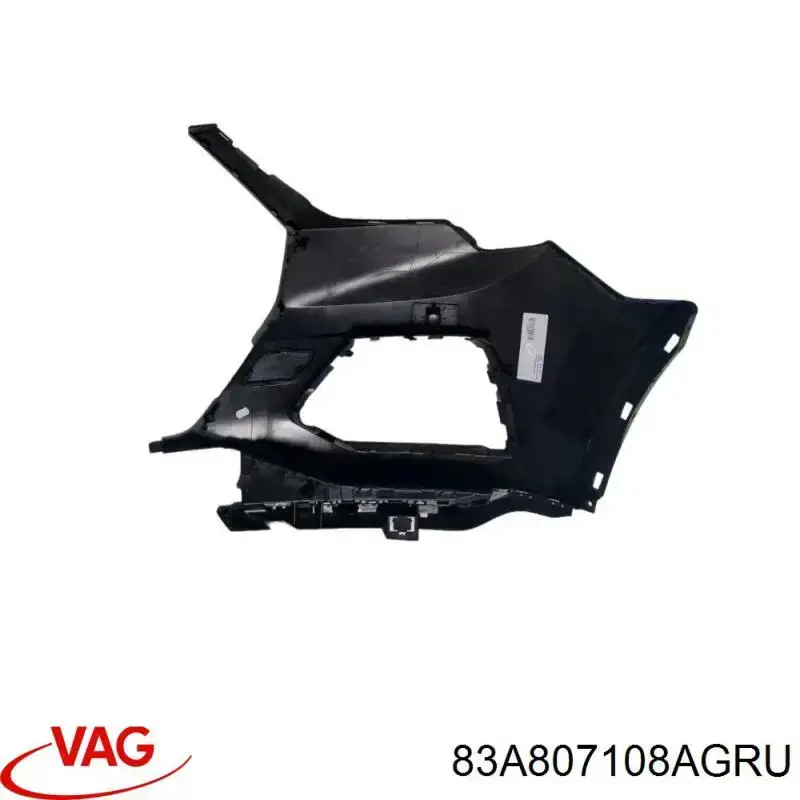 Comprar 83A807108AGRU VAG Parachoques delantero, parte derecha