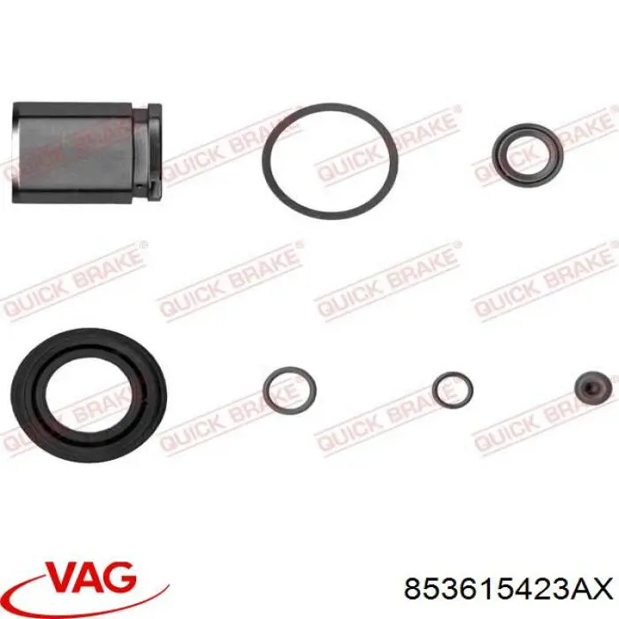 Comprar 853615423AX VAG Pinza de freno trasera izquierda
