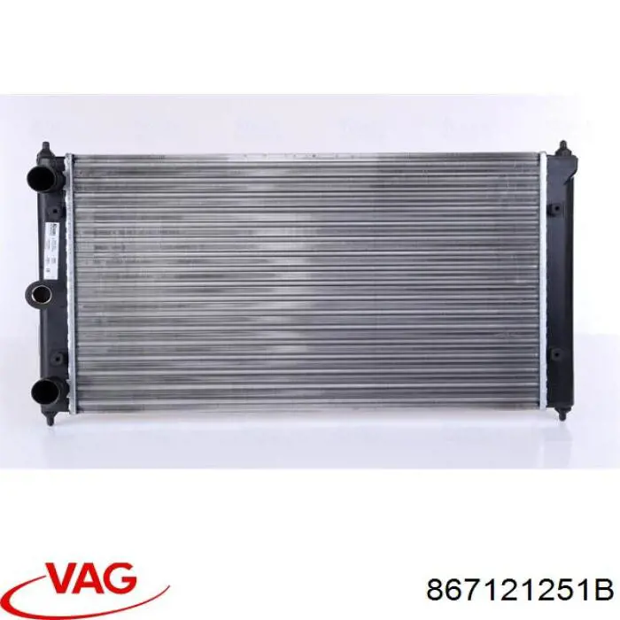 867121251B VAG radiador refrigeración del motor