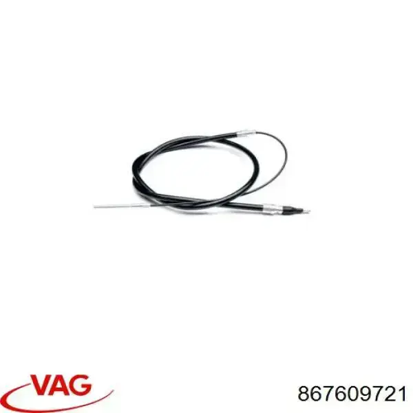 Cable de freno de mano delantero para Volkswagen Polo (86C)