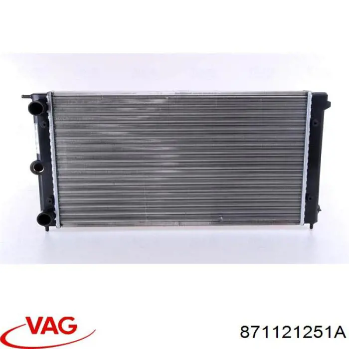 871121251A VAG radiador refrigeración del motor