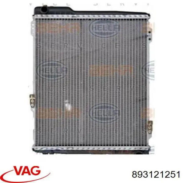 Radiador 893121251 VAG