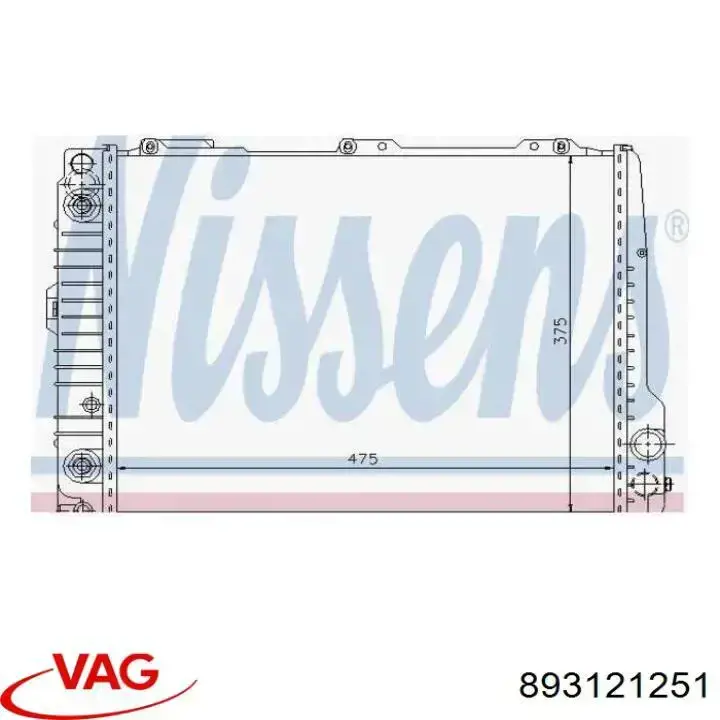 Comprar 893121251 VAG Radiador de auto