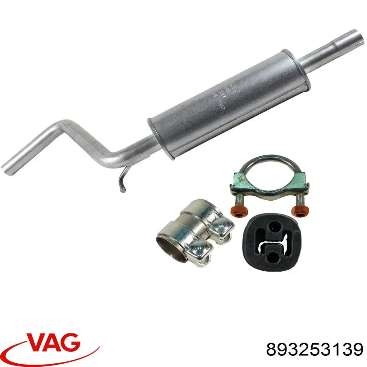 Abrazadera delantera del silenciador VAG 893253139 precio, desde 2,28 EUR
