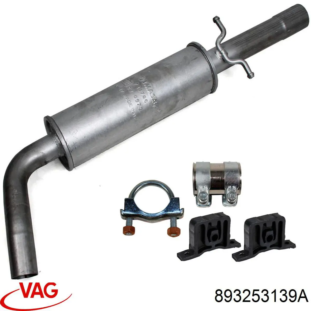 Abrazadera de sujeción delantera 893253139A VAG